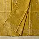 shop Bagru Printed Cotton Yellow Saree