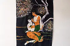 Batik Painting ~ Sakhi (Two Girls)