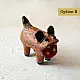 shop Madhubani Hand Painted Paper Mache ~ Tiger (Brown)