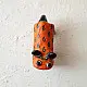 shop Madhubani Hand Painted Paper Mache ~ Tiger (Orange)