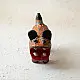 shop Madhubani Hand Painted Paper Mache ~ Tiger (Brown)