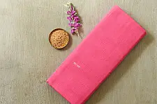 Handlom Cotton Saree | IKAT Pallu ( Pink )