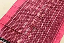 Handlom Cotton Saree | IKAT Pallu ( Pink )