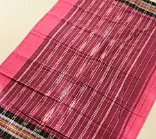 Handlom Cotton Saree | IKAT Pallu ( Pink )