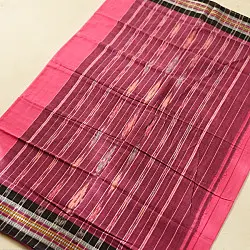 Handlom Cotton Saree | IKAT Pallu ( Pink )