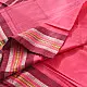 Cotton weaves ~ Ikat Saree Pink 