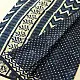 Exclusive Block Printed Cotton Dabu ~ Doted Indigo Saree
