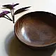 handmade wooden big bowl with wide shallow shape and natural wood finish