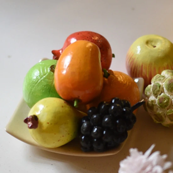 shop Handmade Nirmal Wooden Miniature Set of Fruits ( Set of Nine ) Toy