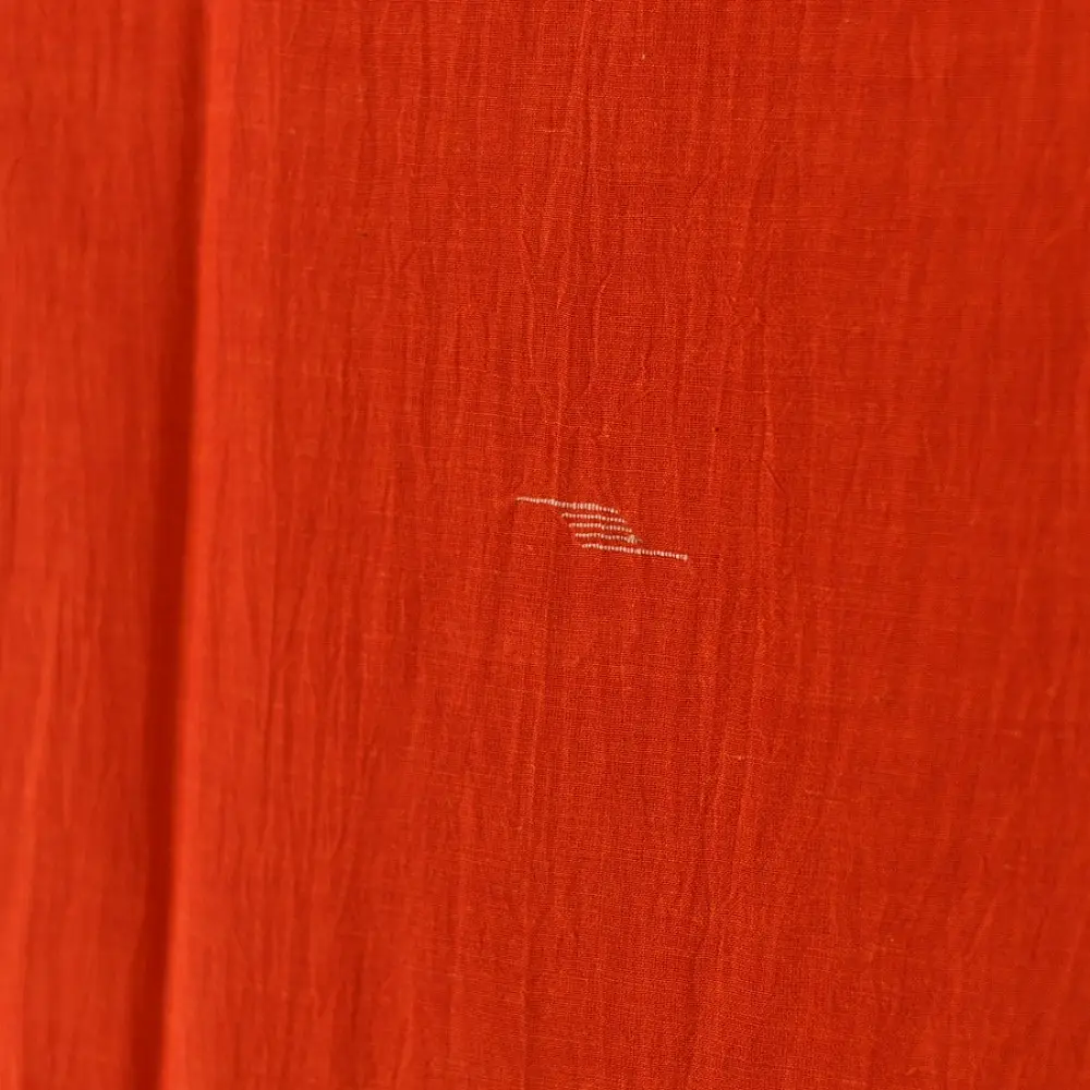 shop Handloom Soft Cotton Jamdani Red Stole