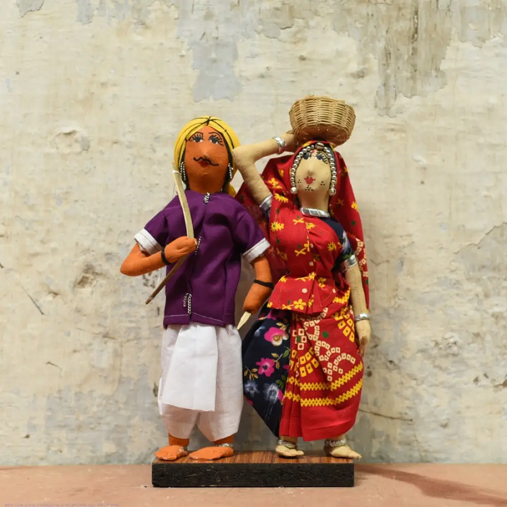 Buy Jhabua Handmade Fabric Doll (Bhil) - I