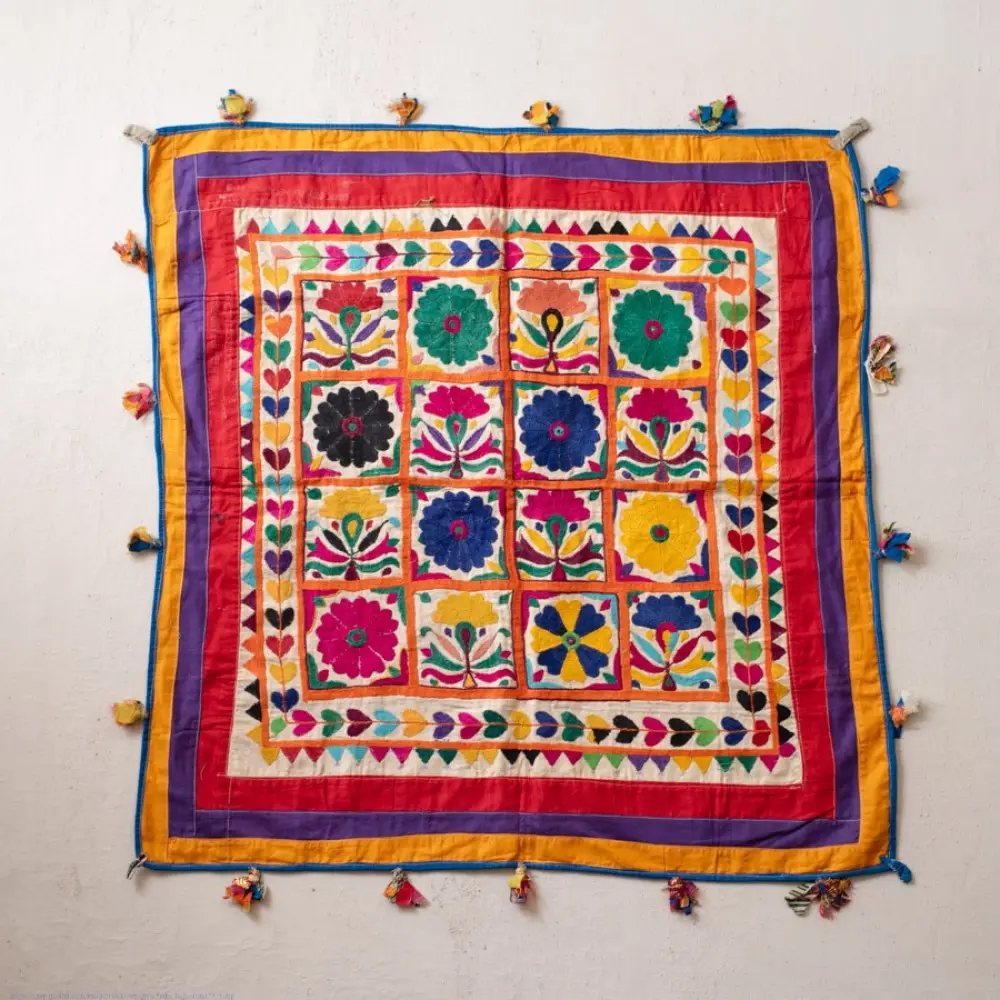 Hand Rabari Embroidery - Kutchi Old Chakda