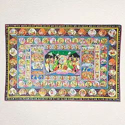 Chitra Katha . चित्र कथा | Pattachitra Traditional Painting ~ Krishna Leela
