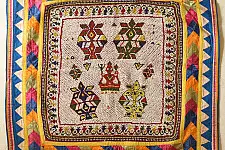 Prachin . प्राचीन  ❂ Saurashtra Region Beaded Old & Antique Wall Hanging - A