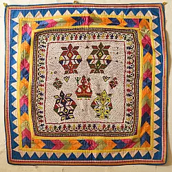 Prachin . प्राचीन  ❂ Saurashtra Region Beaded Old & Antique Wall Hanging - A