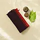 handloom begampuri pure cotton saree in deep dark violet with yellow and red woven temple borders