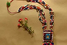 FolkLove | Handmade Banjara Necklace / Embroidered Necklace
