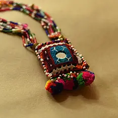 FolkLove | Handmade Banjara Necklace / Embroidered Necklace
