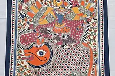 Madhubani painting | Durga / Ambika