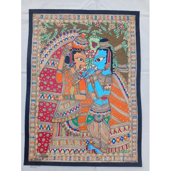 shop Madhubani painting| Radhe Krishna