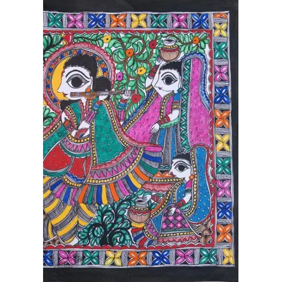 shop Madhubani painting| Krishnasakhi