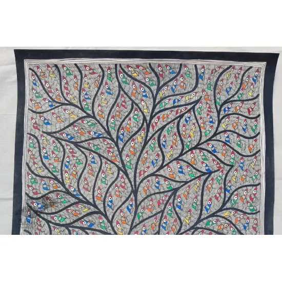 shop Madhubani painting| Tree of Life ( Birds )