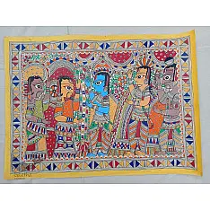 Madhubani painting | Sita Ram