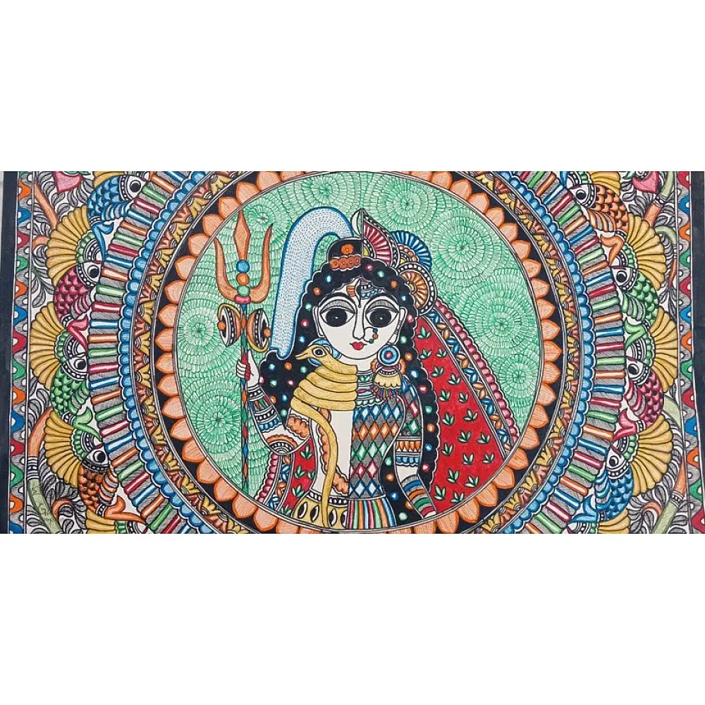 shop Madhubani painting| Ardhanaranari