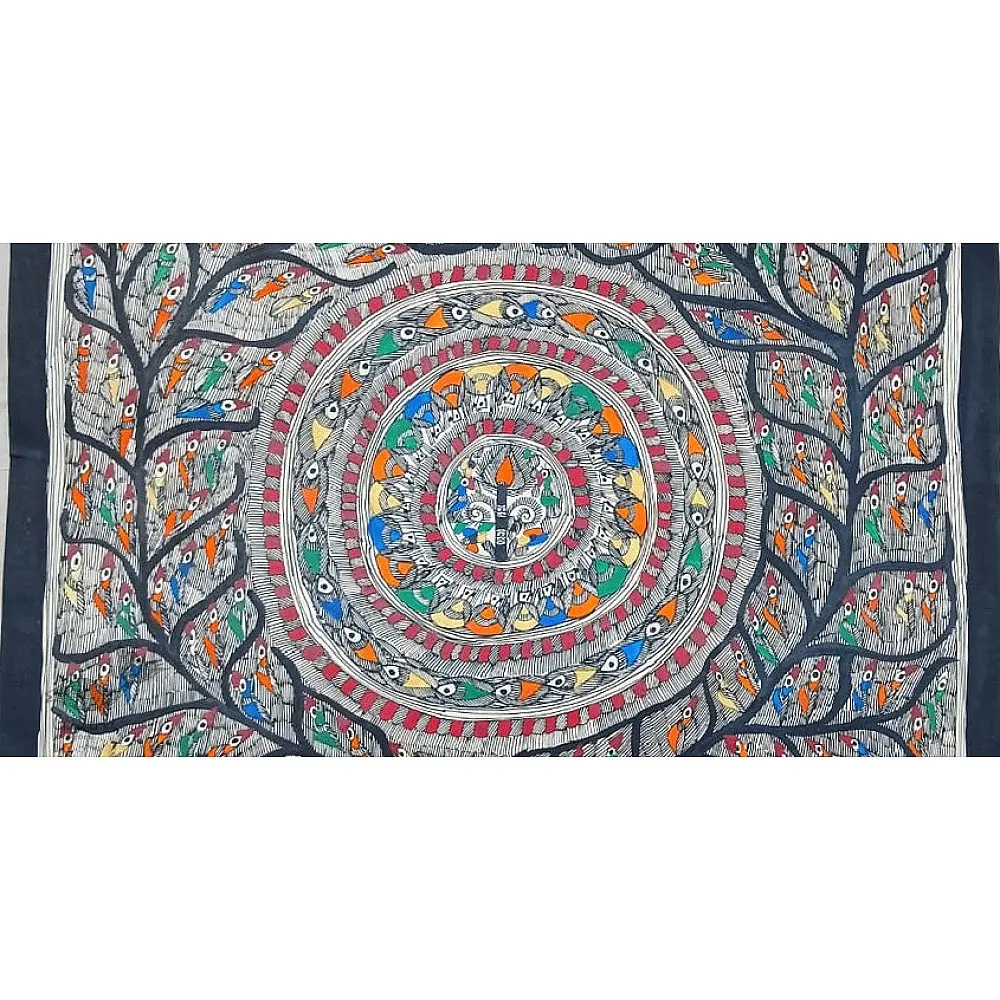 shop Madhubani painting| Birds & Fishes
