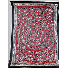 Madhubani painting ~ Circle Of Fishes