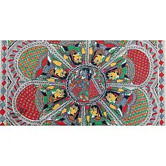 Madhubani painting | Krishnapreyasi