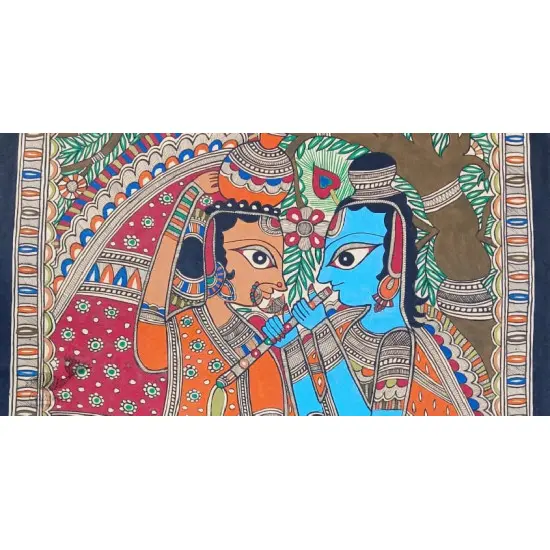 shop Madhubani painting| Radhe Krishna