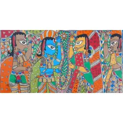 Madhubani painting | Sita Swayamvar