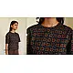 buy Ajrakh Cotton T-shirt - Block Printed