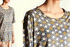 Ajrakh T-shirt ~ Vegetable Colors