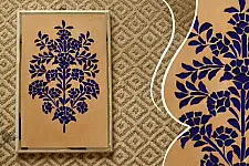 आइना महल ♣ Mirror Inlay ♣ Wall Hangings ♣ Flowers . B