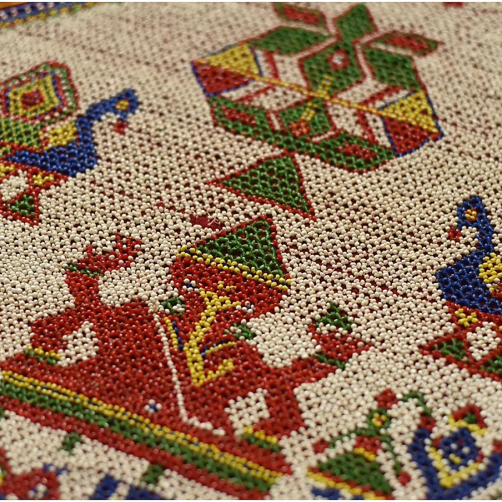 Bead Work ~Antique Hanging - Ganesha Wall Hanging / Chakda