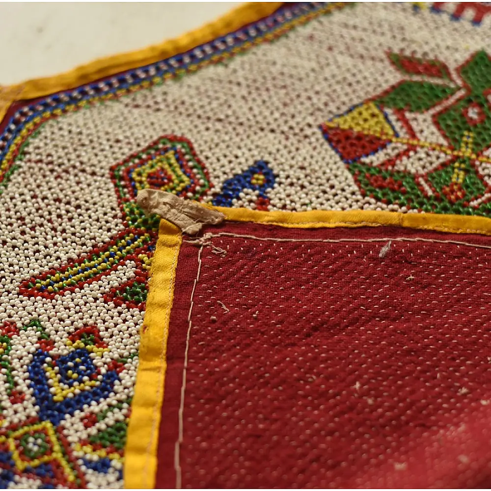 Bead Work ~Antique Hanging - Ganesha Wall Hanging / Chakda