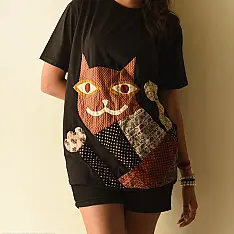 Handmade Applique Tshirt | Luna
