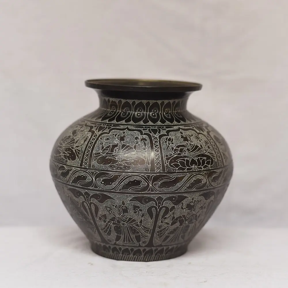 Shop Antique from Khajuraho Brass Lota / Kalash