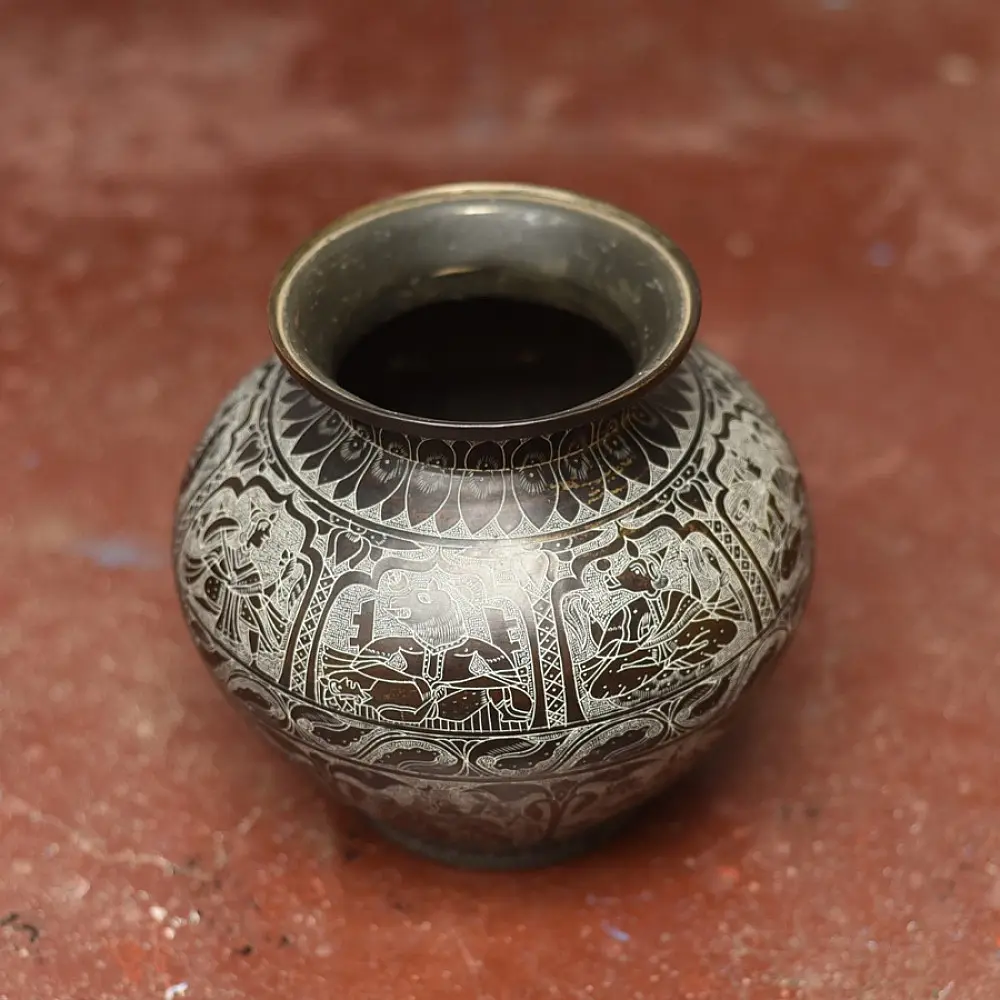 Shop Antique from Khajuraho Brass Lota / Kalash