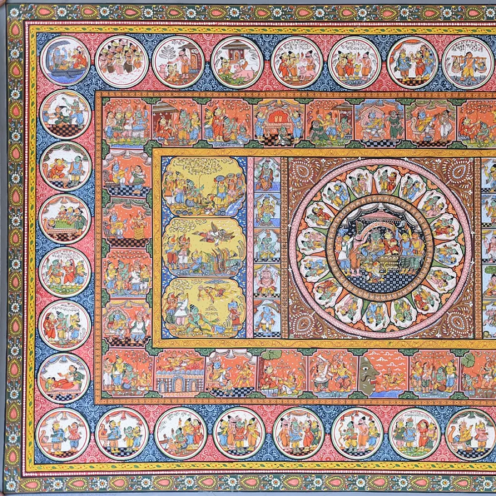 shop Traditional patachitra painting - Sita & Ram Story