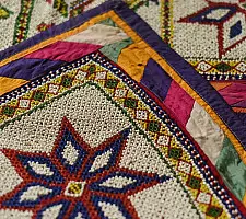  प्राचीन | Gujarati Vintage Bead Door side Toran| Set of two  (28 x 45 inch)