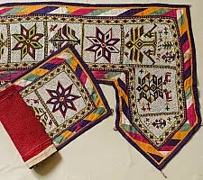  प्राचीन | Gujarati Vintage Bead Door side Toran| Set of two  (28 x 45 inch)