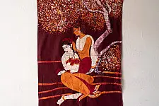 Batik Painting ~ Two Women