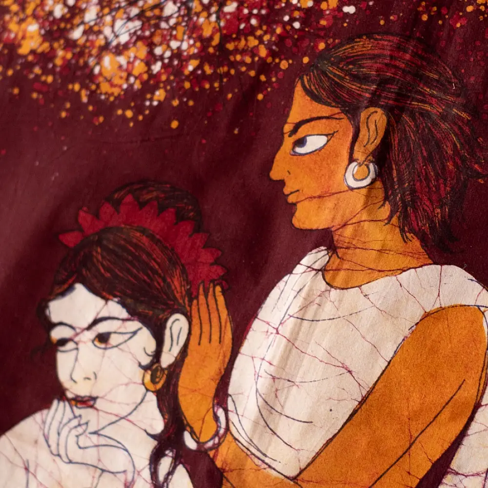 shop handcrafted batik painting for wall decor