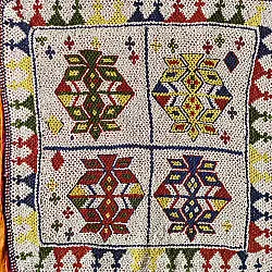 Prachin . प्राचीन  ❂ Saurashtra Bead Work - Old & Antique Wall Hanging ( Chakda)