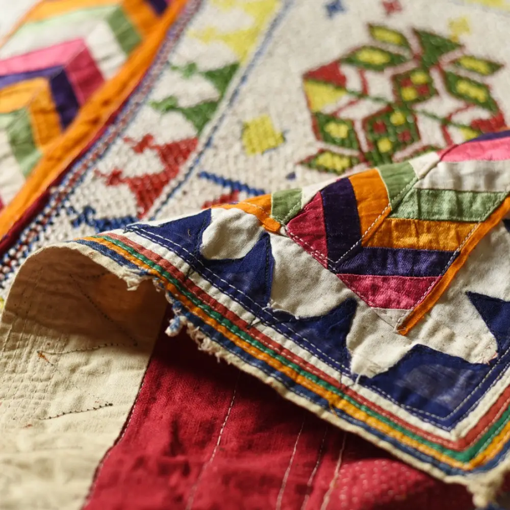 Saurashtra Bead Work - Old & Antique Wall Hanging / Chakda