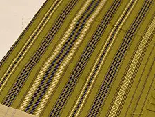 Sadaa . सदा ✡ Handloom Begampuri Cotton Saree - Mehndi Green
