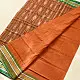 Cotton weaves ~ Ikat Saree Rust orange